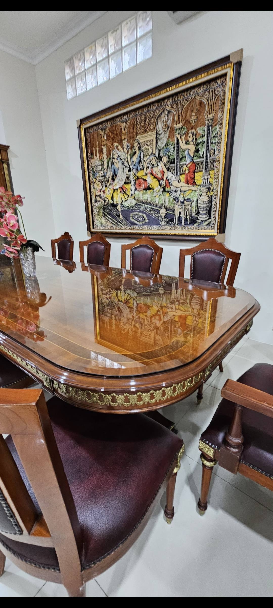 Da Vinci European Classic Dining Room, Italian Heritage - Eliz Gallery BSD
