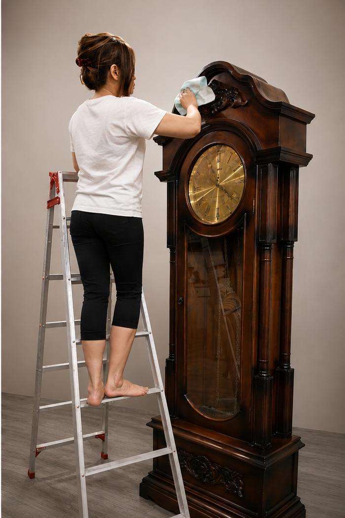 Junghans Grandfather Clock Cleaning Restoration - Eliz Gallery BSD